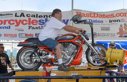 World record Motorcycle dyno