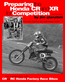Preparing the Yamaha YZ and IT for Competiton, classic dirt bike motocross performance book, hand, book, manual, Riding with the hurricane Bob Hannah