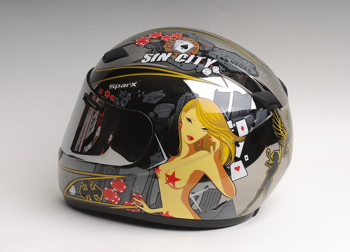 Sparx Platimun Helmet Las Vegas