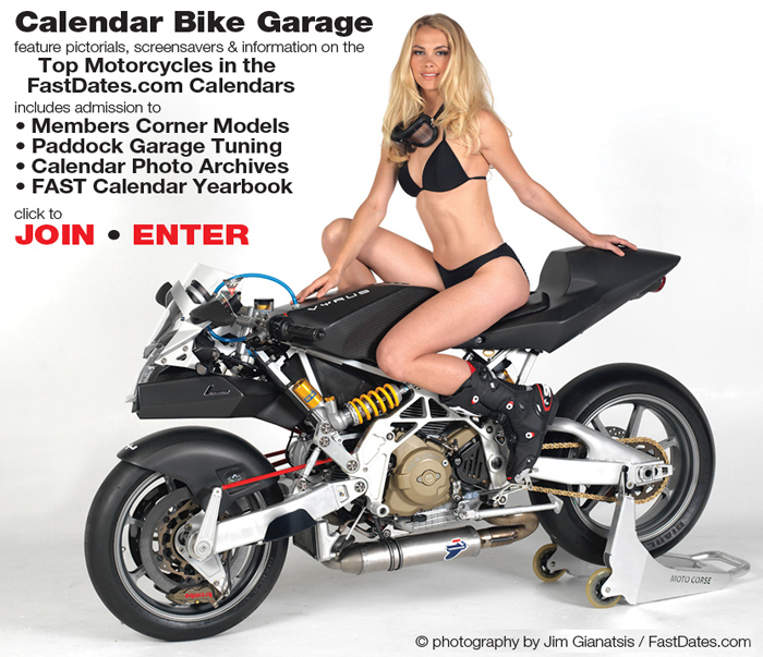 Iron & Lace Calendar motorcycle photo