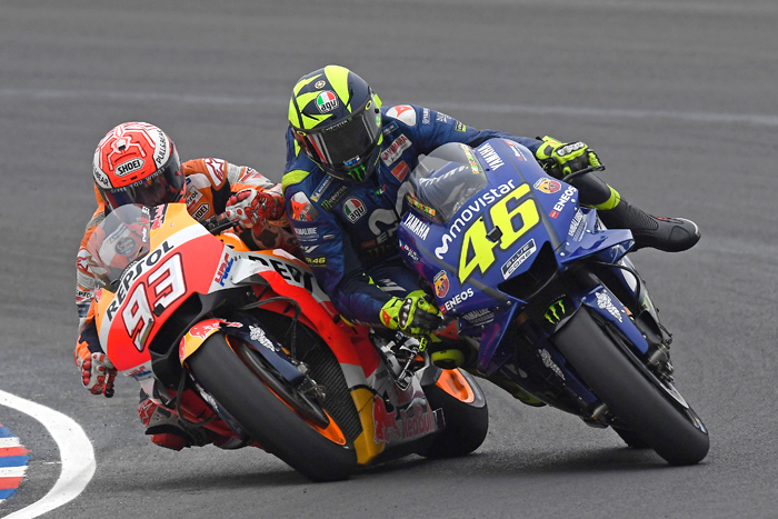 Marquez Rossi Crash Argentina MotoGP 2018
