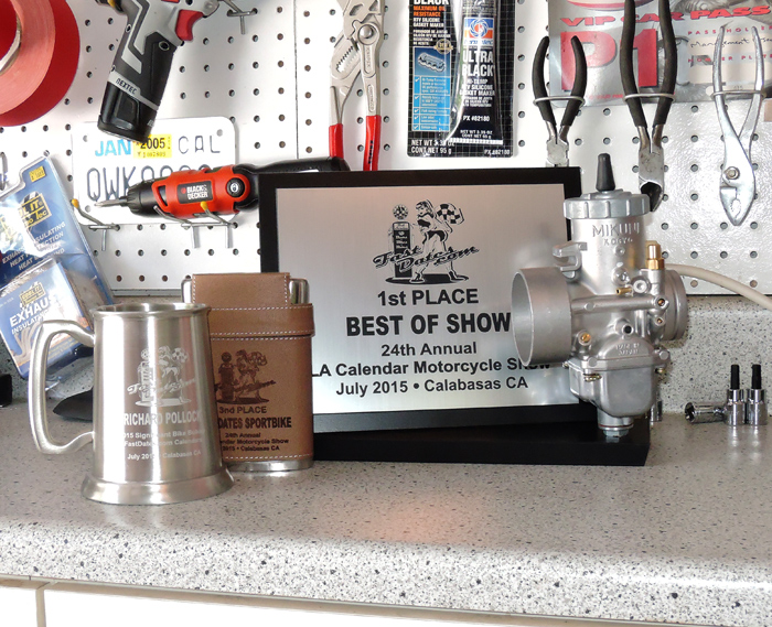 LA Calendar Motorcyle Show Trophies