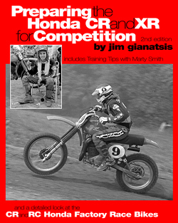 Preparing the Yamaha YZ and IT for Competiton, classic  dirt bike motocross performance book, hand, book, manual, Riding with the hurricane Bob Hannah