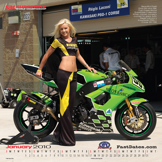 Fast dates 2010 Calendar with Jamie Jungers