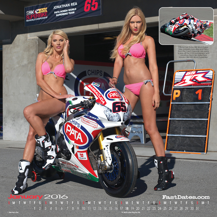 Iron & Lace Calendar motorcycle photo