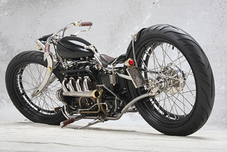 AFT Customs Er Head Jim Giuffra photo pictures images LA Calendar Motorcycle Show Best of Show winner