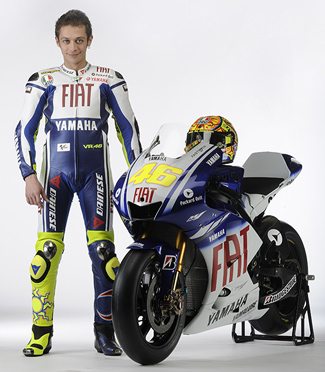 Valentino Rossi 2009 Yamaha M1 MotoGP motorcycle photo galley