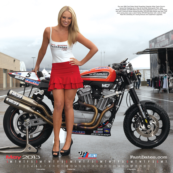 Iron & Lace custom V-twin motorcycle calendar