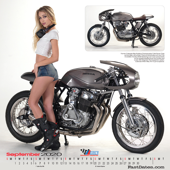 2017 Iron & Lace custom motorcycle and centerfold lingeri model calendar  Harley-Davidson, Dreamgirls 
