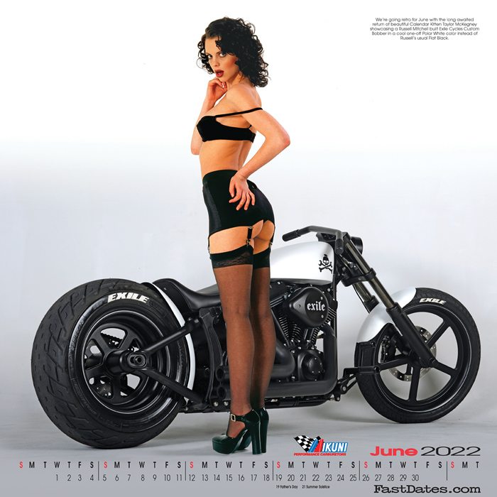 Iron & Lace Motorcycle PinUp Calendar