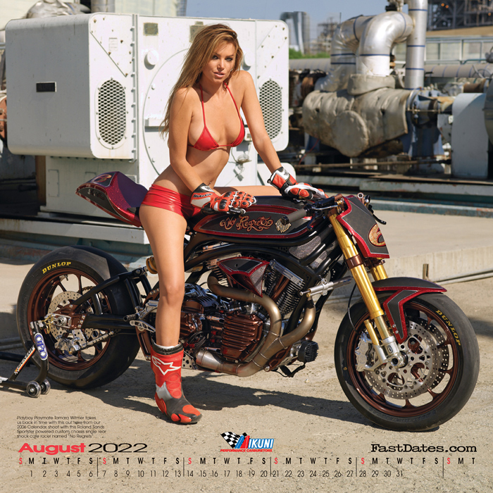 Iron & Lace Motorcycle PinUp Calendar
