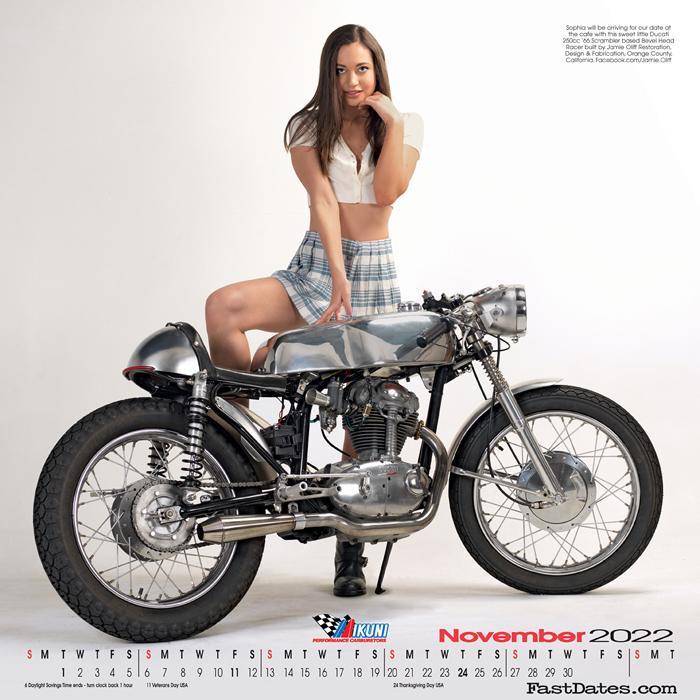 Iron & Lace Motorcycle PinUp Calendar