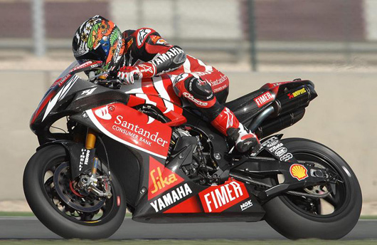 Troy Corser factory Yamaha World Superbike Qatar