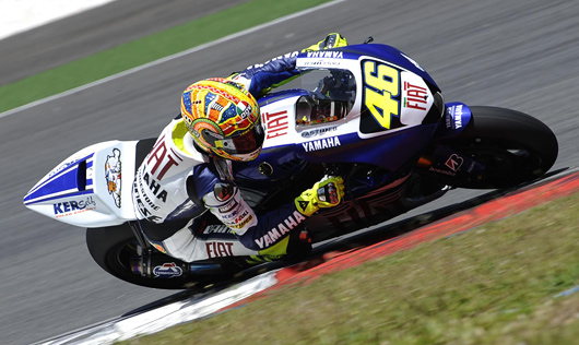 Valentino Rossi action photo Bruno
