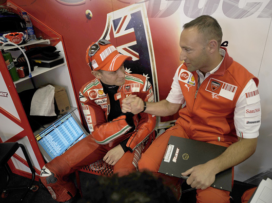 Valentino Rossi action photo Bruno