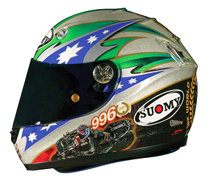 Bayliss Suomy replica helmet