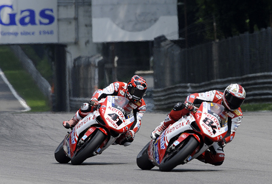 Fabrizio Haga race action Monza