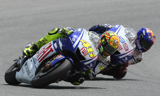 Jorge Lorenzo, Valentino Rossi, Catalunya MotoGP