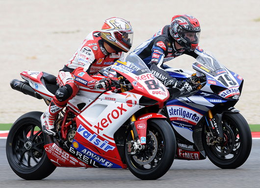 Michel Fabrizio, Ben Spies Misano World Superbike 