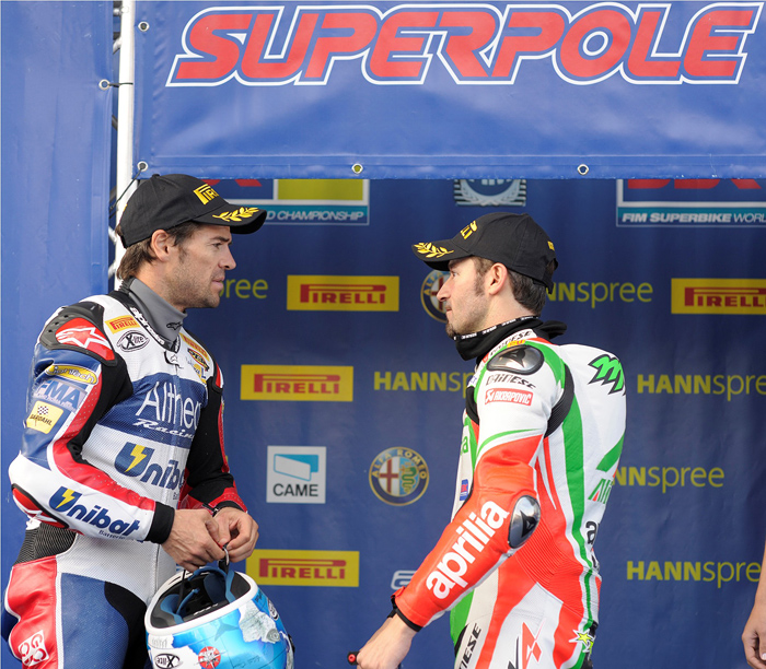 Max Biaggi, Carlos Checa Superpole