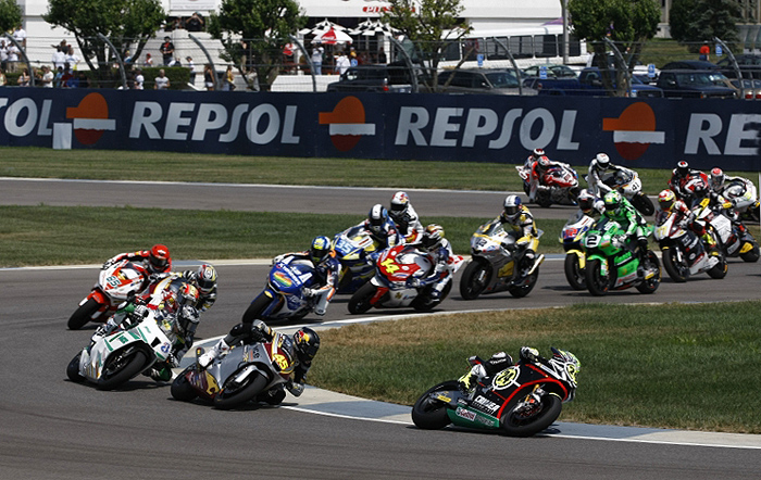 Moto2 start Indianapolis
