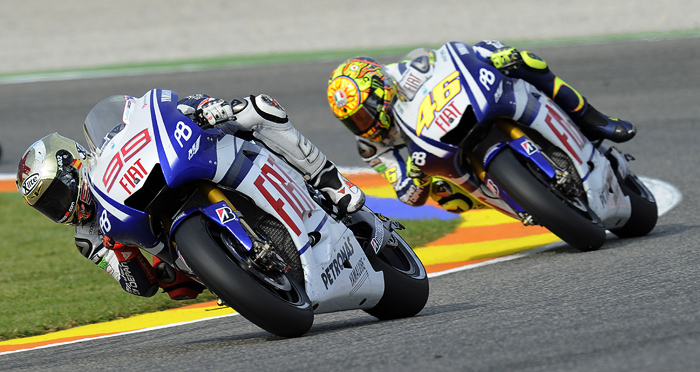 Loronzeo Rosi race action Valencia diamond helmet