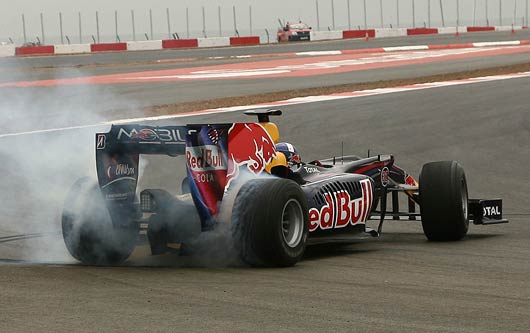 Mark Weber Red Bull Ferrari Silverstone