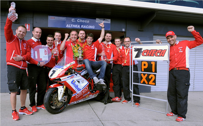 Team Althea ducati Phillip Island photo World Superbike 2011