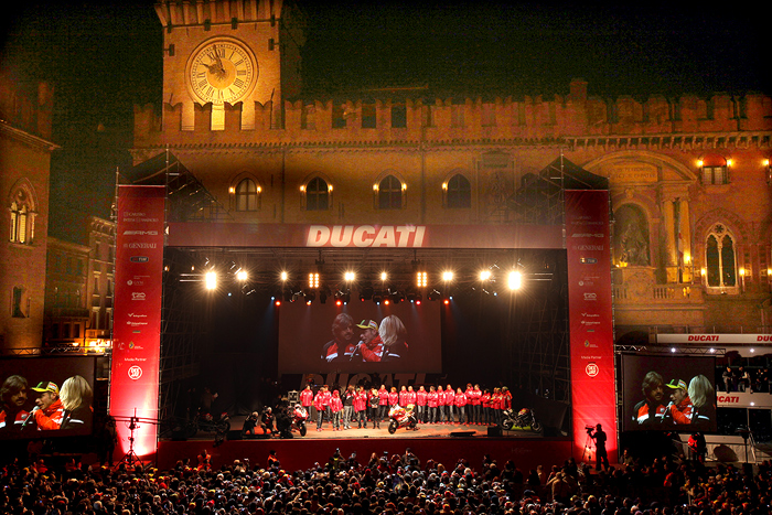 Ducati MotoGP night Bologna