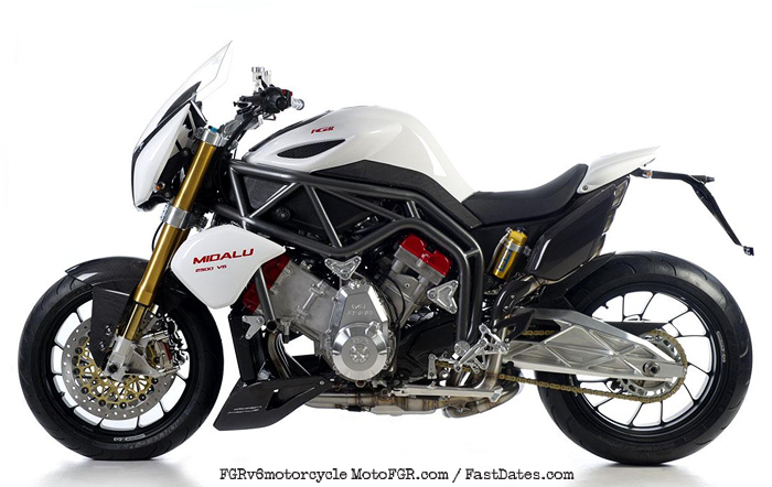 Midalu FGR V6 motorcycle czech republic