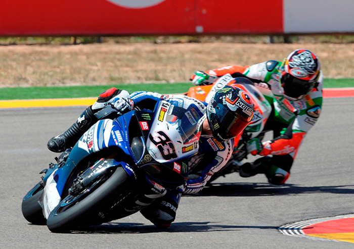 Aragon World Superbike podium photo