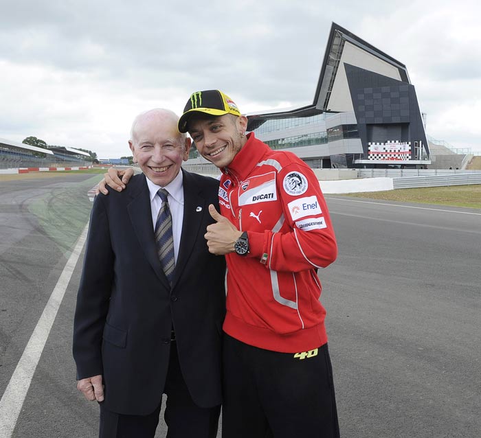 Valentino Rossi, John Surtees, Silverstone Grand prix