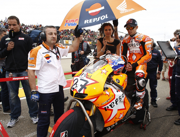 Casey Stoner grid photo Andrea