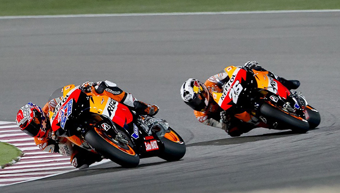 Casey Stoner dani Pedrosa Qataor MotoGP picture
