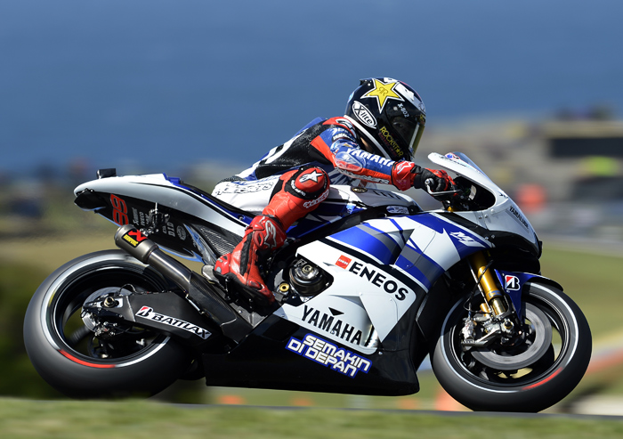 Jorge Lorenzo race action photo Phillip Island