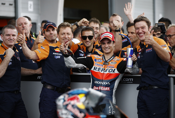 Dani Pedrosa, Casey Stoner action MotoGP