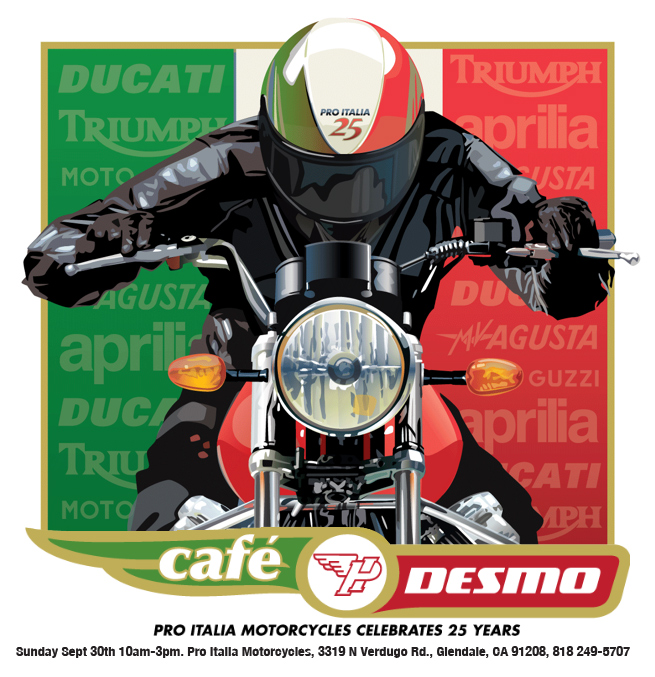 Pro Italia cafe Desmo 2012 information