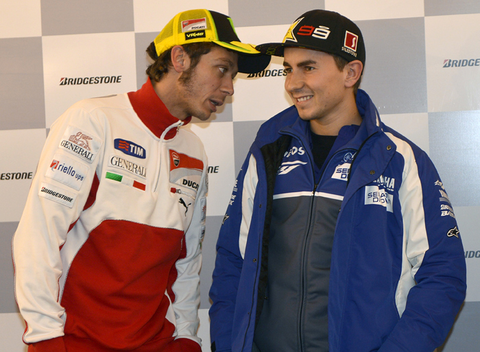 Valentino Rossi, Jorge Lorenzo