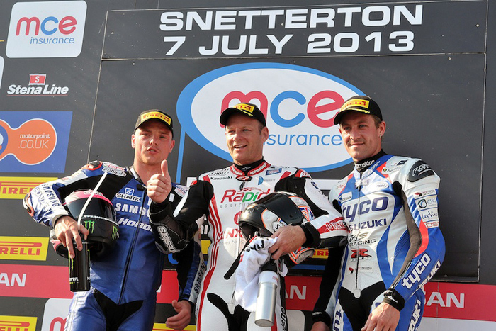 Snetterton podium British Superbike 2013
