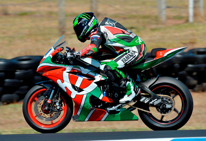 Sam Lowes Yamaha action photo
