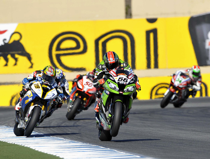 Tom Sykes race One Laguna Seca