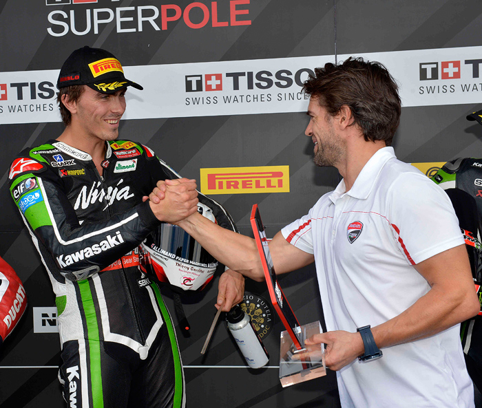 Carlos Checa, Loris Baz, Superpole afard jerek SBK World Superbike