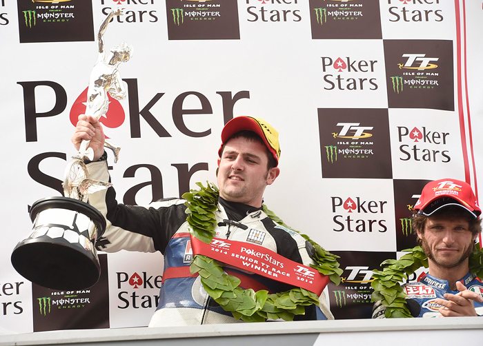 Michael Dunlop Isle of man TT photo podium