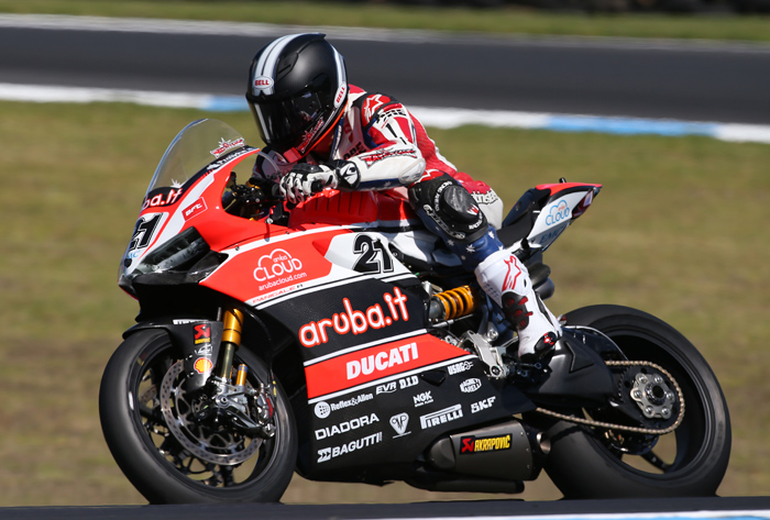 Troy Bayllis Action racing photo Phillip Island