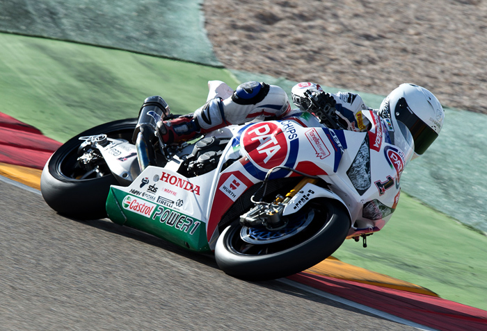Sylvain Guinoli Action photo team pata honda