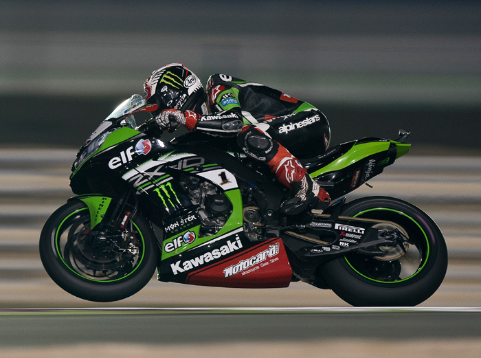 Jonthan Rea action photo Qatar SBK World Champion