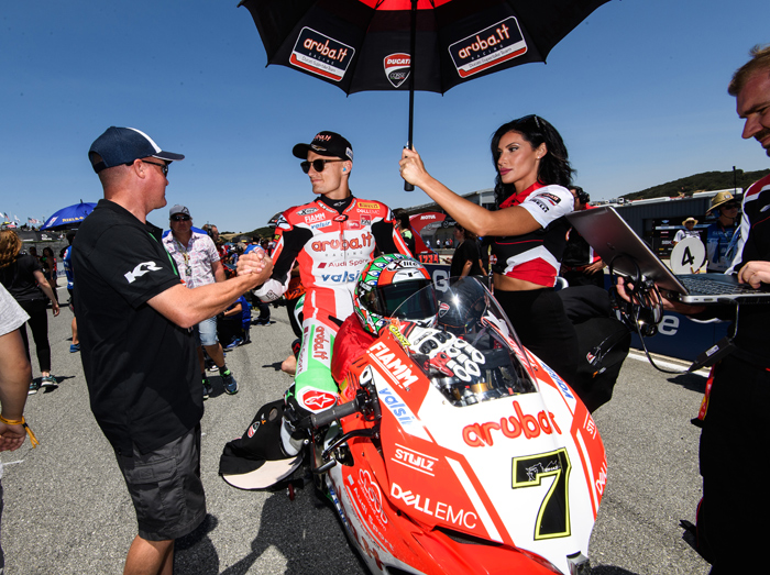 kenny Robert Junior Laguna Seca, Chaz Davies