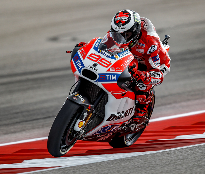 Jorge Lorenzo action photo Ducati MotoGP