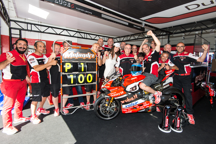 Marco melandri Ducati 1000 Italian wins at Misano sbk