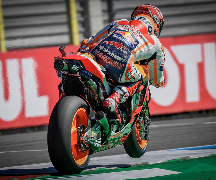 Marc marquez action photo Assen MotoGP